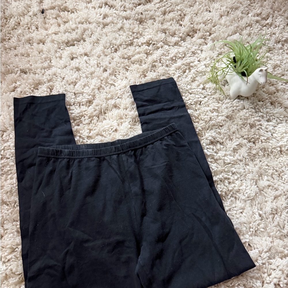 SO Black Cotton-Blend simple, easy pants Apparel